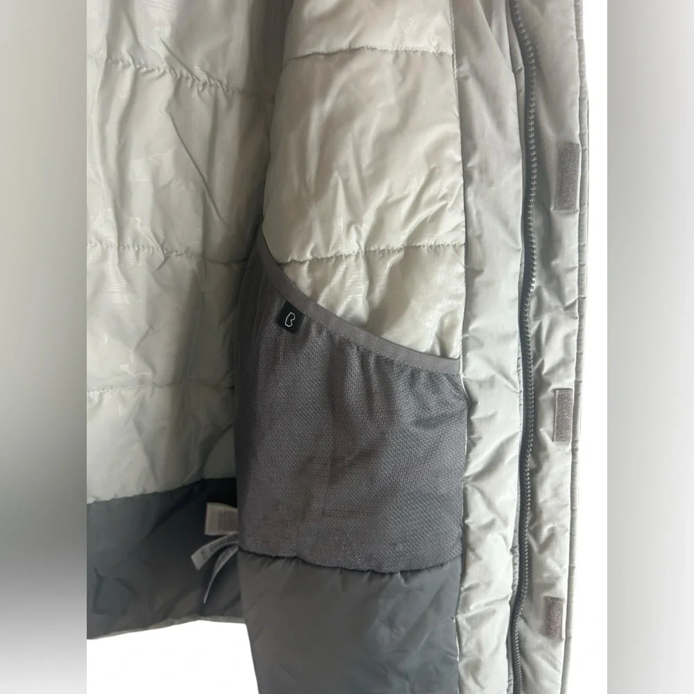 Columbia Sportswear Grey Two-Tone Ski Puffer Jacket Coat Waterproof Mens Large